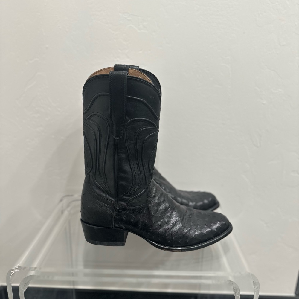 Black Cowboy Boots - Picture 2 of 3
